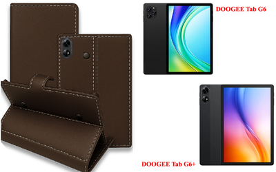 Книга-трансформер Armor для планшета DOOGEE Tab G6, DOOGEE Tab G6+, цвет Braun