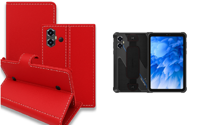 Книга-трансформер Armor для планшета Oukitel RT3 Plus, цвет Red