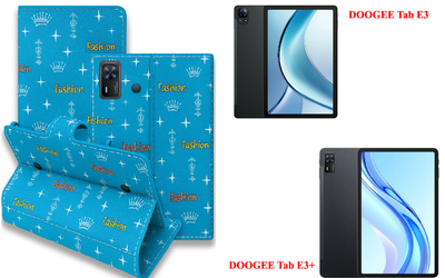 Книга-трансформер Armor для планшета DOOGEE Tab E3, DOOGEE Tab E3+, цвет Feshn-Blue