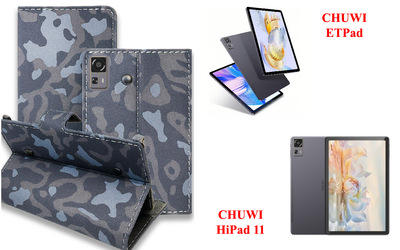 Книга-трансформер Armor для планшета CHUWI ETPad, CHUWI HiPad 11, цвет Xaki-Zuma