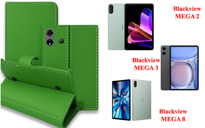 Книга-трансформер Armor для планшета Blackview MEGA 2, MEGA 3, MEGA 8, цвет Green