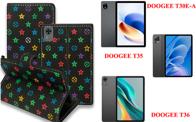 Книга-трансформер Armor для планшета DOOGEE T30E-A, T35, T36, цвет Lyi Black