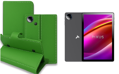 Книга-трансформер Armor для планшета Pixus Loga, цвет Green