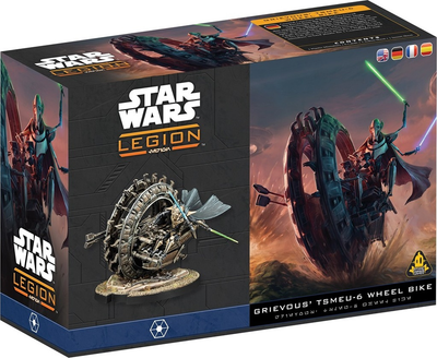 Dodatek do gry planszowej Atomic Mass Games Star Wars: Legion 2.0 - Grievous' TSMEU-6 on Wheel Bike (wersja angielska) (841333133450)