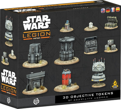 Dodatek do gry planszowej Atomic Mass Games Star Wars Legion 2.0: 3D Objective Tokens (wersja angielska) (841333133573)