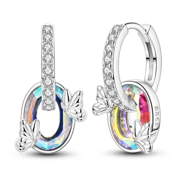 Сережки хупи Метелики