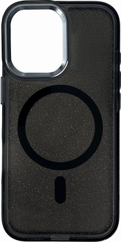 Etui plecki Hurtel Glitter Case with MagSafe do Samsung Galaxy S25 Edge Black (5907769376313)