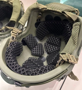 Універсальні подушки для тактичного балістичного шолома каски 3D набір подушок під шолом протиударні вентиляційні