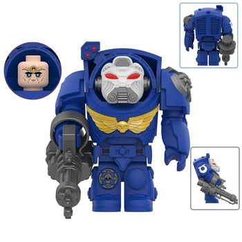 Фигурка для конструктора космодесант Ультрамарины (Ultramarines) Вархаммер Warhammer DY706