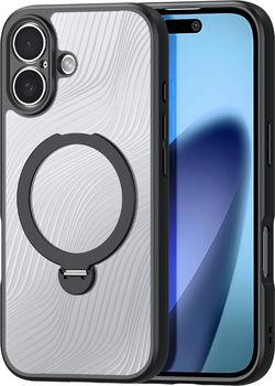 Панель Dux Ducis Aimo Mag Case with Magnetic Ring and Stand для Apple iPhone 17 Black (6971824153347)