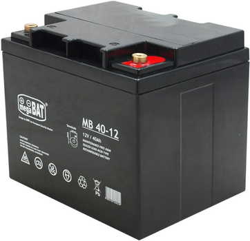 Акумуляторна батарея MegaBat VRLA MB 40-12 12 V 40 Ah (5902135124154)