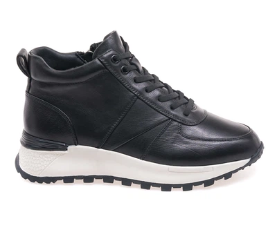 Черевики жіночі Anemone AQ431052M-45-THS/BLACK LEATHER 36 Чорний