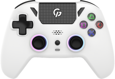Беспроводной геймпад GamePro GPS20W 2.4G/BT 5.1/USB (Switch/PC/PS/iOS/Android) RGB White