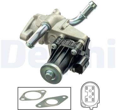 Клапан рециркуляції відпрацьованих газів Delphi (EG10551-12B1)