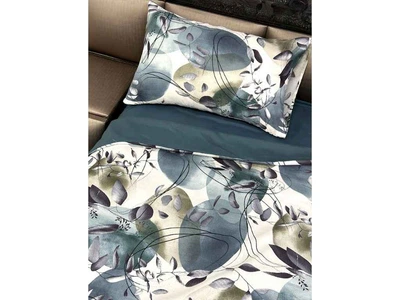 Комплект постільної білизни ARCLOUD 1,5-х сп Printed 10059-11 (2,40м) 80г/м2 CLOSED 19-4227 Indian Teal мікрофібра