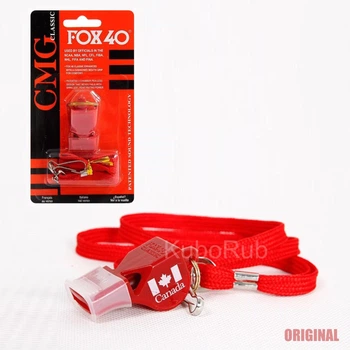 Cвисток FOX 40 Classic CMG - для арбитров, тренеров - оригинал (Канада) - red