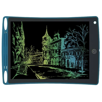 Кольоровий графічний планшет для малювання Writing Tablet 12" синій (М0641)