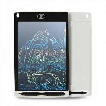 Кольоровий графічний планшет для малювання Writing Tablet 8.5" білий (М0633)