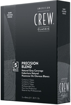 Система маскування сивини American Crew Precision Blend Natural Gray Coverage Dark 3x40 мл (738678248355)