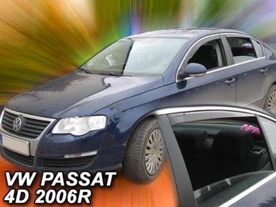 Дефлекторы окон ветровики Volkswagen Passat B7 4D SD 05-15 вставные 4шт Heko Фольксваген Пассат Б7 АМ00080441