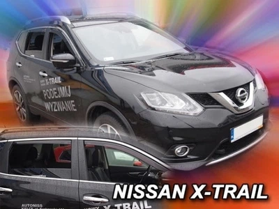 Дефлектори вікон вітровики Nissan X-Trail 3 T32 5D 13-21 вставні 4шт Heko Ніссан Х-Трейл АМ0007666