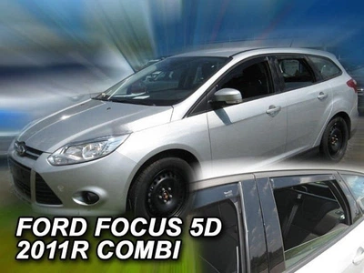 Дефлекторы окон ветровики Ford FOCUS 5D Combi 11-18 вставные 4шт Heko Форд Фокус АМ0007242