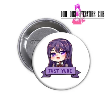 Значок Doki Doki Literature Club | Литературный клуб Доки Доки | DDLC #29 Yuri | Юри