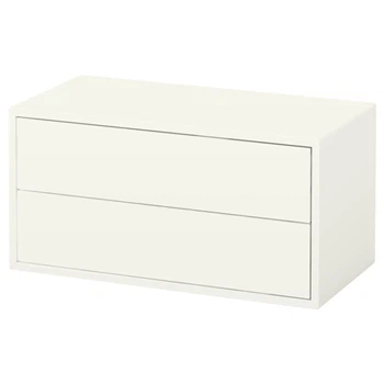 Шафа/2 шухляди ІКЕА EKET 70х35х35 см Білий (00333947)