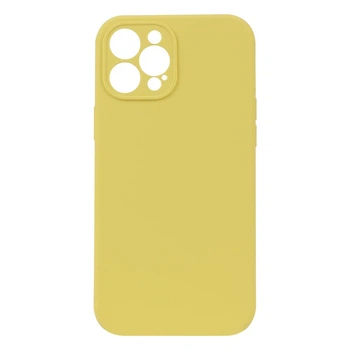 Чохол Silicone Case Full Camera no logo для iPhone 12 Pro Max Колір 04.Yellow