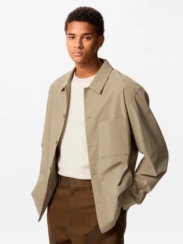 Куртка демисезонная мужская Uniqlo 726141044 M Бежевая (1159845076)