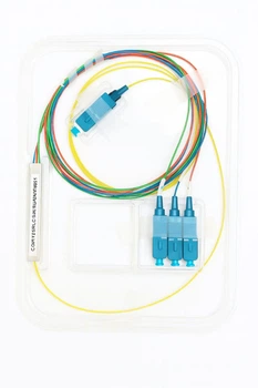 Оптический делитель Cor-x Coupler PLC-1×3 SC/UPC 0.9 мм — сплиттер 1x3 FTTH PON GPON EPON PLC SC UPC оптоволоконный делитель сигнала разветвитель оптический телекоммуникационный