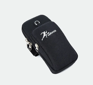 Сумка для бега на руку Vexal 18х8,5 см Black (М0312)