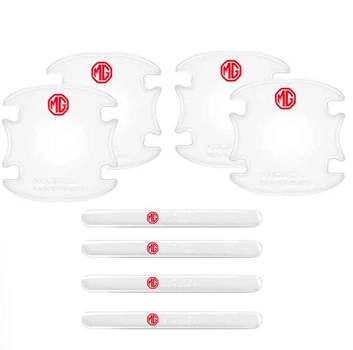 Защитные плёнки дверных ручек MG 8шт (4 наклейки под ручки+4 на ручки) силикон