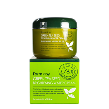 Осветляющий крем для лица FarmStay Green Tea Whitening Water Cream 100 мл