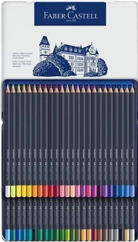 Zestaw kolorowych kredek Faber-Castell Goldfaber w metalowym etui 48 szt (4005401147480)