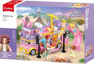 Zestaw klocków Sluban Happy Party Bus Building Set (6938242960254)