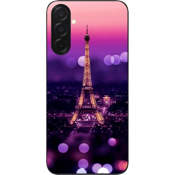 Силіконовий чохол SMTT для Samsung Galaxy A17 із зображенням Париж вночі