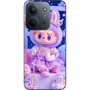 Силіконовий чохол SMTT для Xiaomi Redmi 15C з малюнком Labubu Принцеса