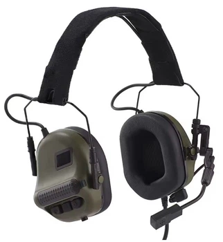 Наушники тактические Arm Next Tactical Electronic Shooting Earmuffs F-1E Олива