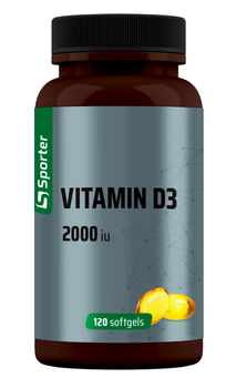 Вітамін D Sporter Vitamin D3 2000 ME - 120 гелевих капсул