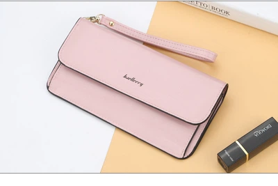Женский кошелек с ручкой Mode Baellerry Janine Pink