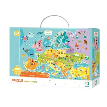 Дитячий пазл "Карта Європи" DoDo Toys , 100 деталей 300124
