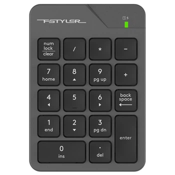 Клавиатура цифровая A4Tech Fstyler FGK21C Grey