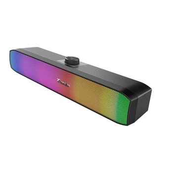 Акустика для ПК XTRIKE Me Wired Speaker SK-605, AUX, USB, 3.5mm, RGB, 2x3W, black