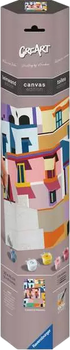 Malowanie po numerach Ravensburger CreArt Kolorowe domki 30 x 40 cm (4005556255276)