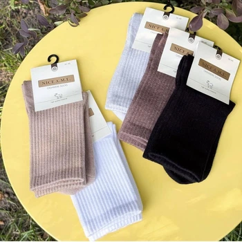 Шкарпетки жіночі теплі та м'які NiceSocks Кашемір, 5 пар/36-40р.
