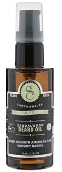 Олія для бороди "Сандалове дерево" Suavecito Sandalwood Beard Oil 30ml