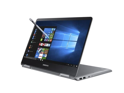 Ноутбук Б/У Samsung NP940 x360 / Екран 15.0" FHD IPS Touch / Intel Core i7- 8550U / RAM 16Gb / SSD 256Gb / AMD M2 Radeon 540- 2Gb