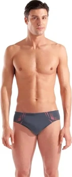 Плавки-сліпи для чоловіків Arena POSEIDONIA SWIM BRIEFS сірий, рожевий Чол 100 (009075-504)
