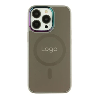 Чохол AG-Glass Chrome Camera with Magsafe для iPhone 13 Pro Колір Grey